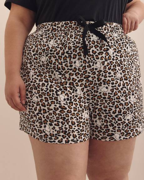 Snoopy Cheetah-Print Boxer - ti Voglio