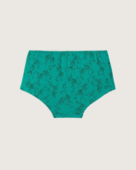 Culotte garçonne à imprimé avec élastique à pois à la taille - tiVOGLIO