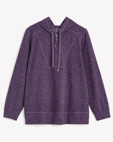 Half-Zip Hooded Sweatshirt - Active Zone