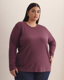 T-shirt côtelé, coupe boyfriend - Essentiels PENN.