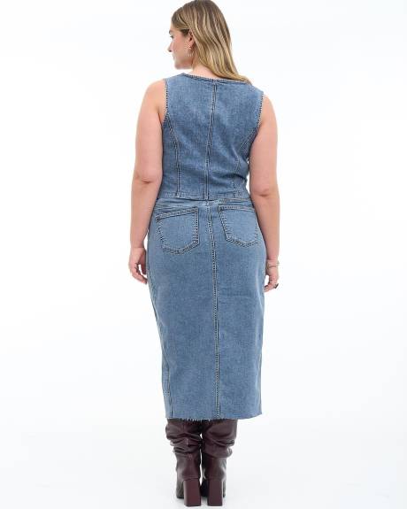 Responsible, Sleeveless Denim Vest - Addition Elle