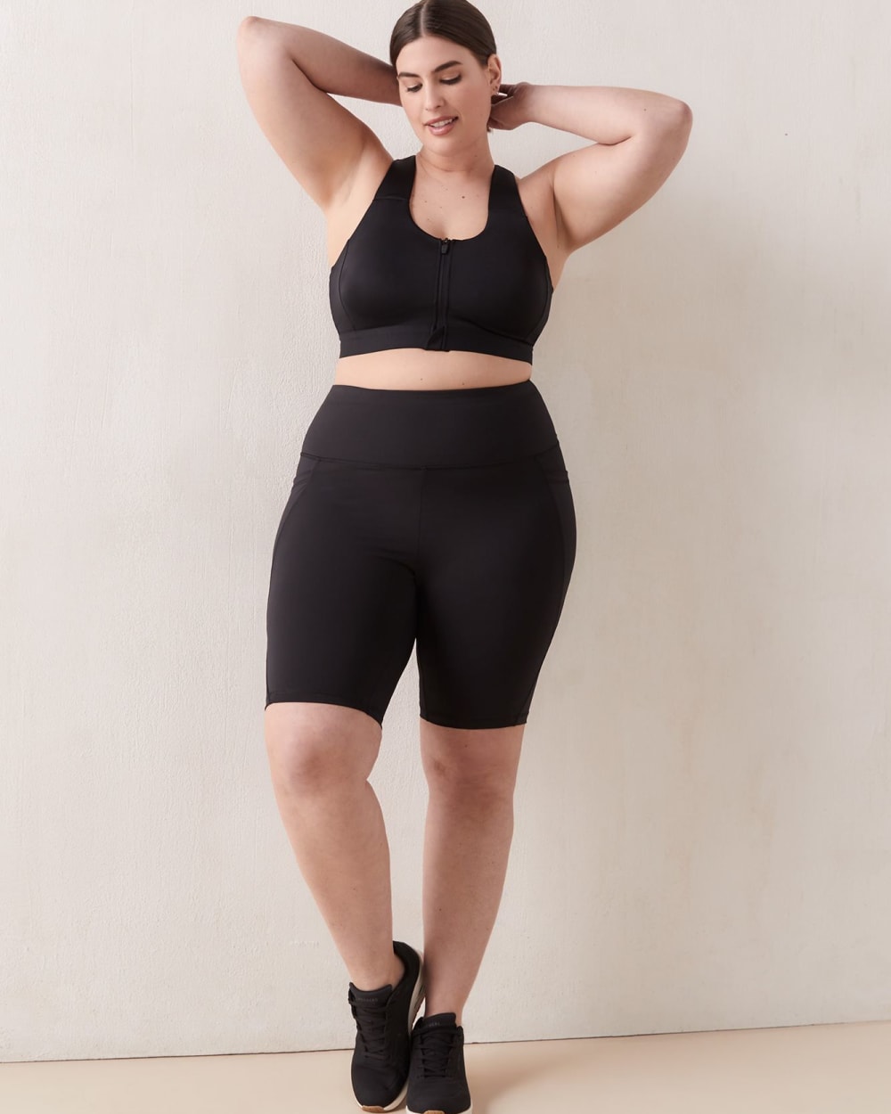 Cheap plus size biker hot sale shorts