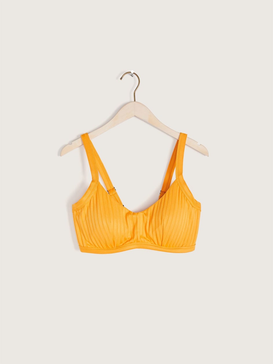 Cropped Bikini Top with Side Cutout Everyday Sunday Penningtons