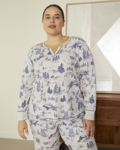 Thermal Knit Pyjama Top - ti Voglio