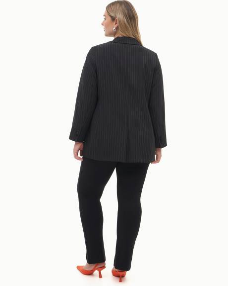 Single Breasted Pinstripe Blazer - Addition Elle