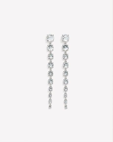 Long Linear Stone Earrings - Addition Elle