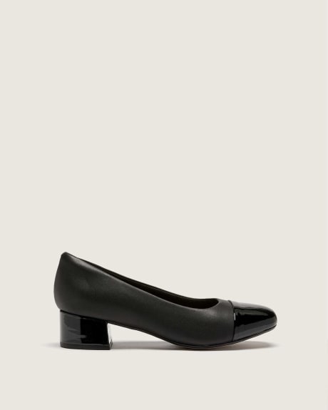 Wide Width Marylin Sara Leather Slip-On Shoes - Clarks