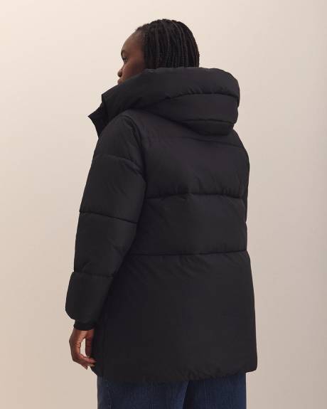 Short Hooded Puffer Jacket
