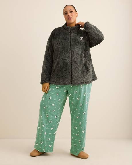 Grey Plush Snoopy Jacket - ti Voglio