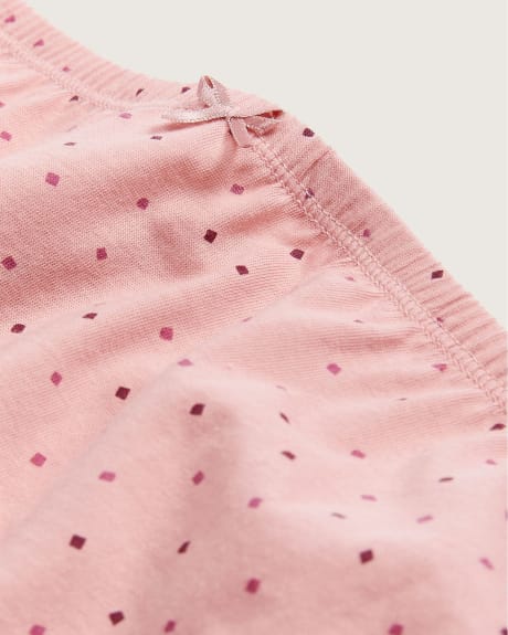 Printed Cotton Jersey Brief - ti VOGLIO