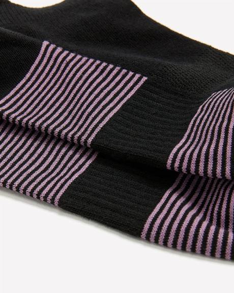 Ankle Sport Socks with Stripes - Active Zone