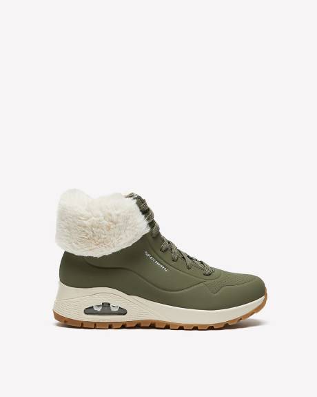 Wide Width, Uno Rugged Laced-Up Bootie - Skechers