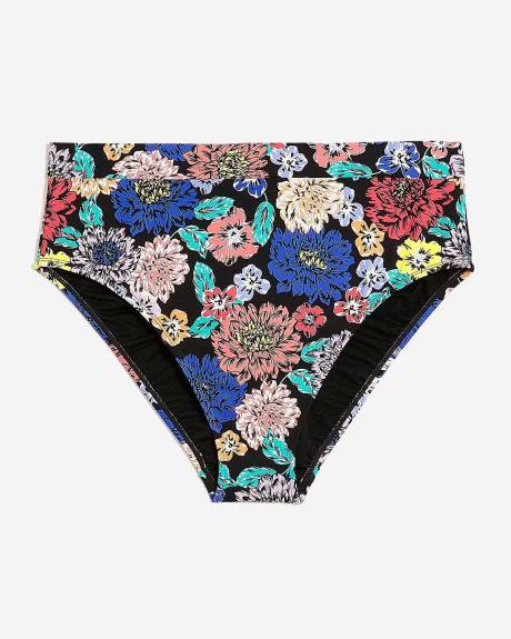 Culotte de maillot fleurie