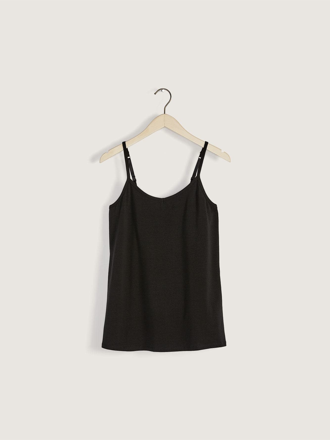Cotton Fitted Cami with Adjustable Straps | Penningtons