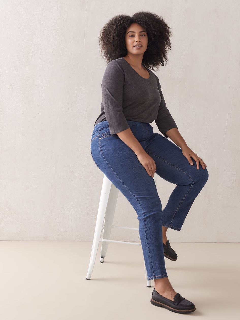 Universal Fit,Tall, Straight Leg Jeans - d/C JEANS