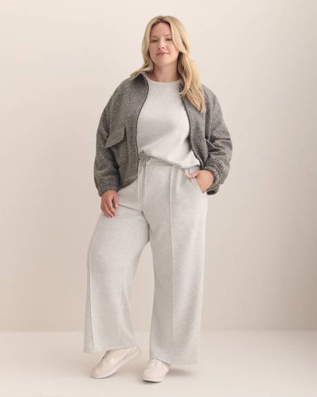 Pantalon en tricot léger à jambe large - Active Zone