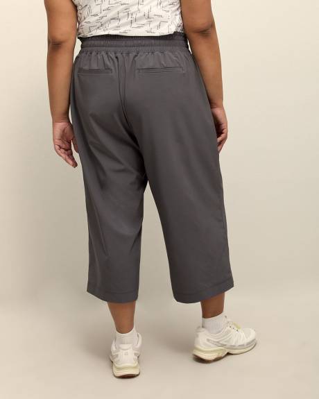 Pantalon court extensible à jambe large, tissu responsable - Active Zone