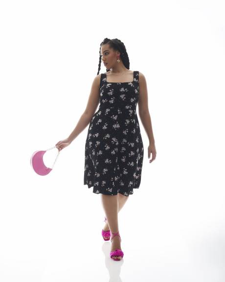 Robe midi évasée sans manches - Addition Elle