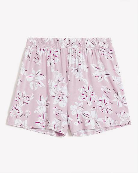Responsible, PJ Boxer Short with Floral Print - Déesse Collection