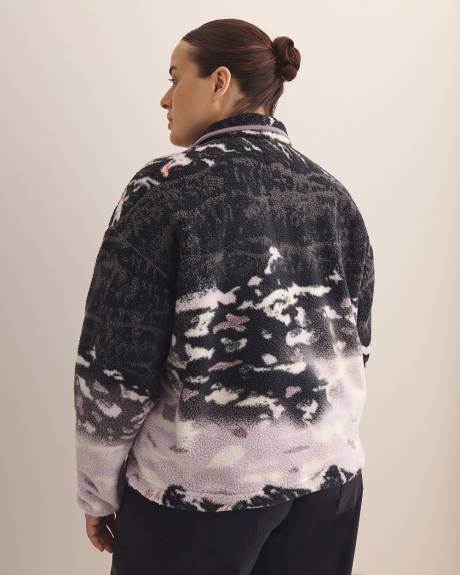 Helvetia Printed Cropped Half-Snap Fleece Pullover - Columbia