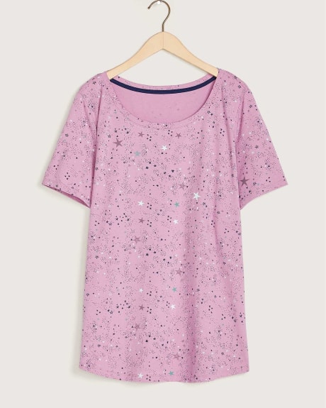 Printed Pajama T-Shirt - tiVOGLIO