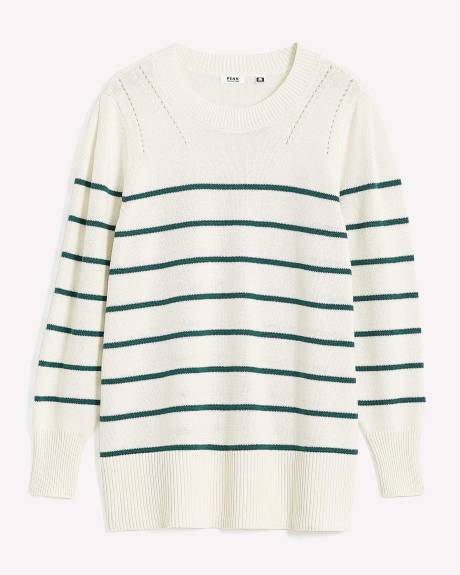 Striped Cotton Sweater