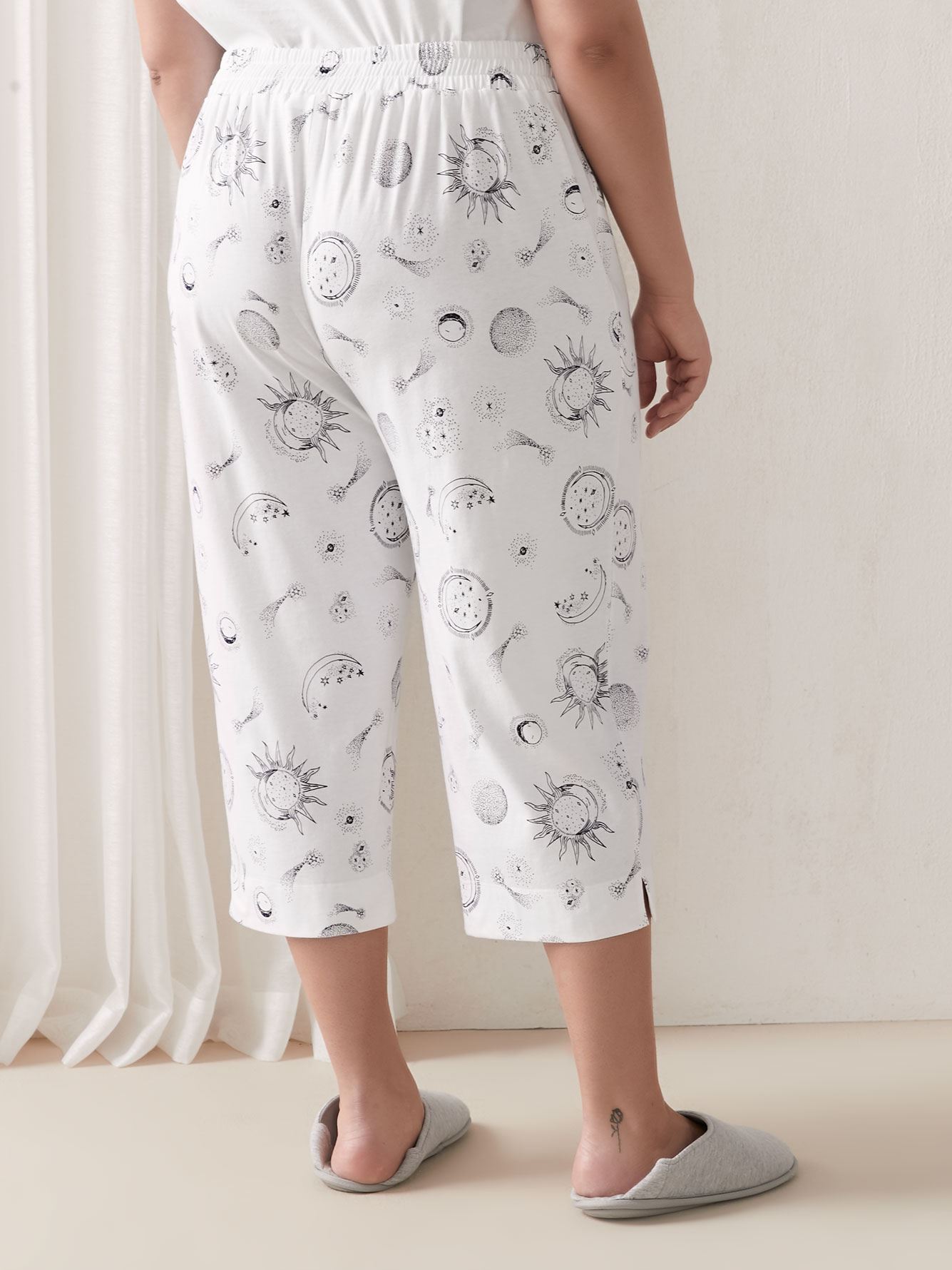 Printed Capri Pajama Pants Addition Elle Penningtons
