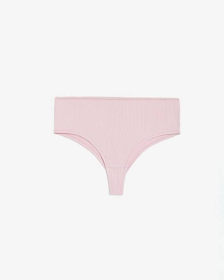 Culotte cheeky côtelée à deux tons - ti Voglio