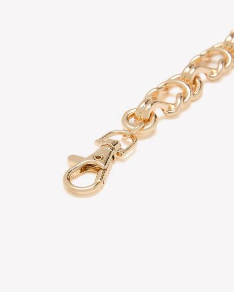 Golden Twist Link Chain Belt