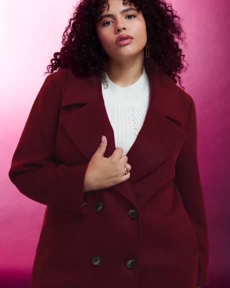Double-Breasted Coat - Addition Elle
