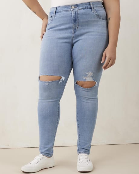721 High-Rise Skinny-Leg Jeans, Distressed Lapis Link Plus - Levi's
