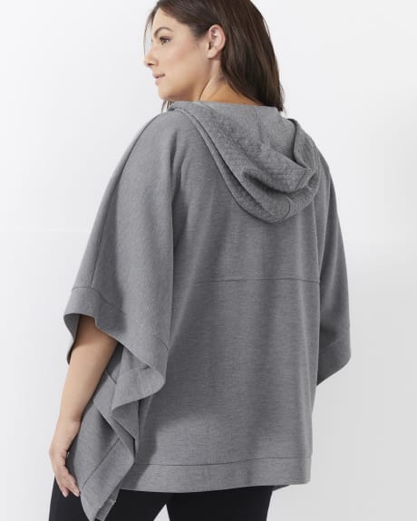 Hooded Cape with Quilted Details - Active Zone