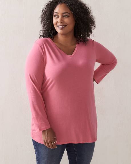 Girlfriend Fit Long Sleeve Tunic T-Shirt - In Every Story