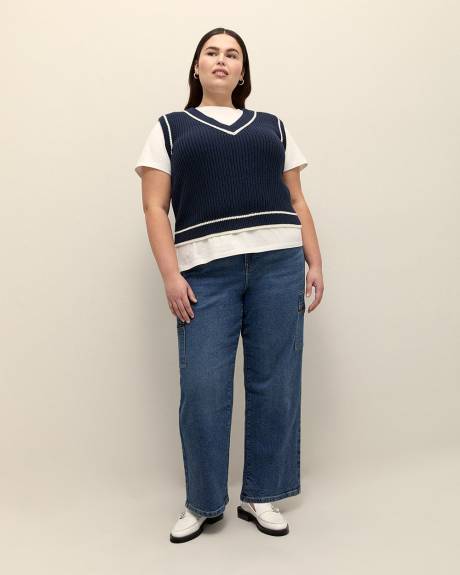 Responsible, Straight-Leg Cargo Jean, Medium Wash - d/C JEANS