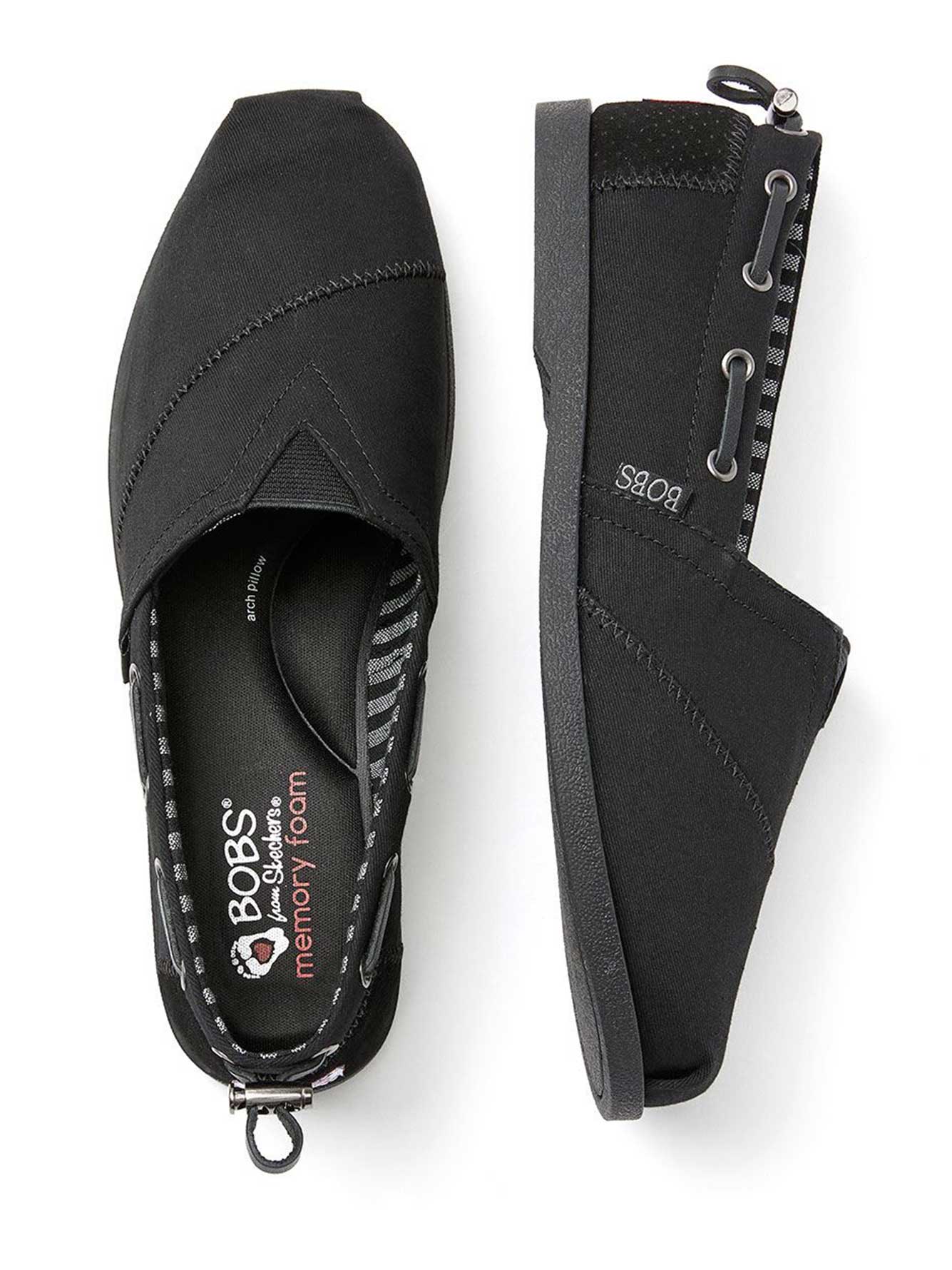 WideWidth Nautical SlipOn Shoes BOBS from Skechers WideWidth Nautical SlipOn Shoes BOBS from Skechers