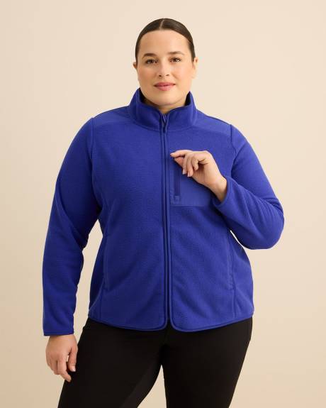 Veste polaire &agrave; col montant - Active Zone