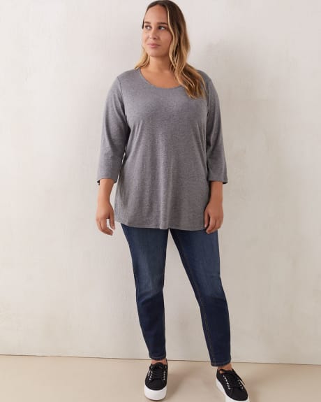 Girlfriend Fit Crew Neck Top - In Every Story