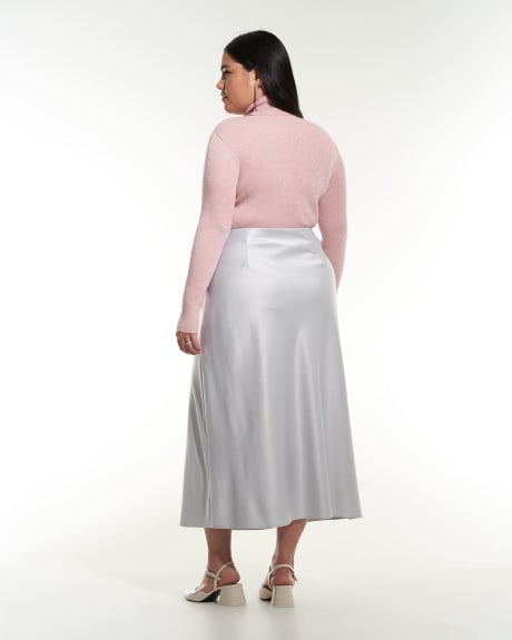 Satin Column Maxi Skirt - Addition Elle