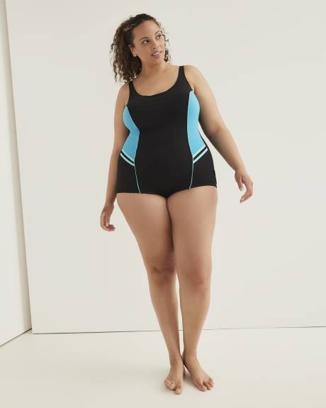 Side Splice One-Piece Swimwear - Finz