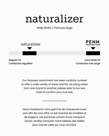 Ballerine Idea, pour pied large - Naturalizer