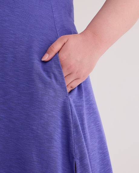 Robe couvre-maillot à encolure réversible avec détail noué