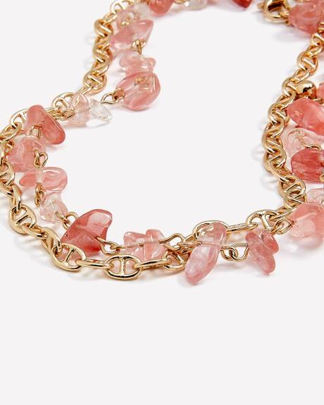 Stone Anklets, Set of 2