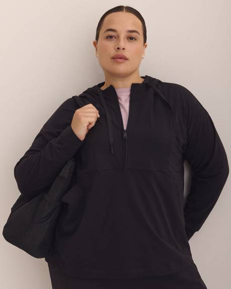 Half-Zip Hooded Sweatshirt - Active Zone