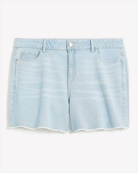 Responsible, Distressed Denim Short - Addition Elle