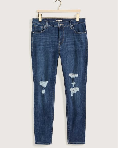 721 High-Rise Skinny Jeans, Distressed Lapis Finish - Levi's