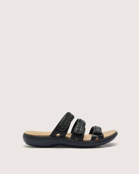 Sandale à talon plat Laurieann Cove, pied large - Clarks
