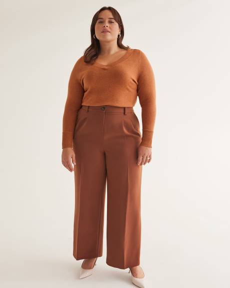 Pantalon urbain à jambe évasée