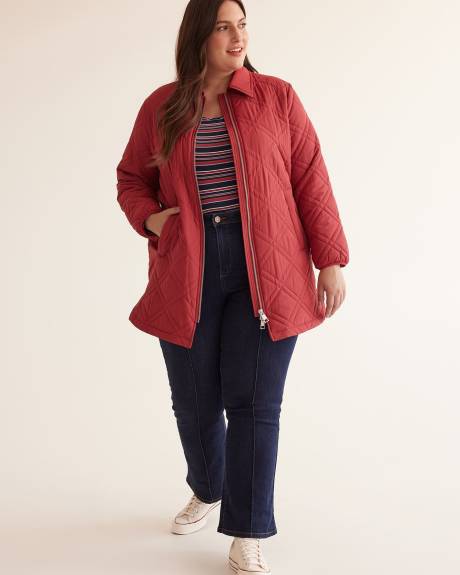 Responsible, Quilted High-Low Jacket