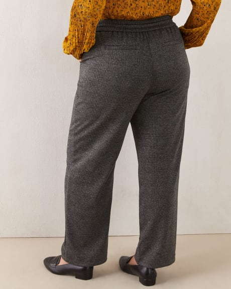 Jacquard Knit Wide-Leg Jogger Pant - In Every Story
