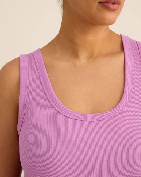Low Back Rib Knit Tank Top - PENN. Essentials